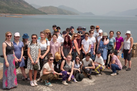 Lake Volta from the Akosombo Dam, 2017